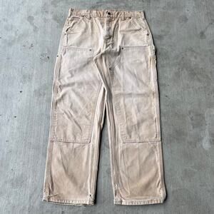 Vintage Y2K Carhartt brown double knee work wear carpenter pants
